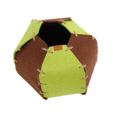 Maxbell Multifunctional Foldable Cave Cat Bed Hideouts Kennel for Kitten Indoor Cats Green