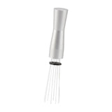 Maxbell coffee Stirrer Gadgets Type Mini Whisk for Cafe Kitchen Home Argent