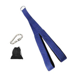 Maxbell Tricep Rope Strength Training Pull Down Cable for Forearm Weight Lifting Blue with Hook Bag