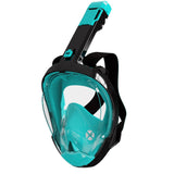 Maxbell Adult Scuba Diving Mask Camera Mount Swim Mask for Swimming Free Diving Gear L XL Green Black