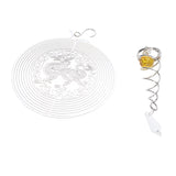 Max Crystal Spiral Twister Wind Twister Spinner ndoor Outdoor Dragon shape
