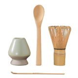 Maxbell Japanese Matcha Tea Set Exquisite Workmanship for Office Friends Gifts Light green