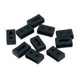 Max 10Pieces Silicone Fastener Rings for Casio G-SHOCK GA110 GD BA 20mm Black