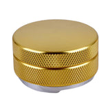 Max 58mm Base Coffee Tamper Adjustable Stainless Steel Press Tool Three Angle Golden