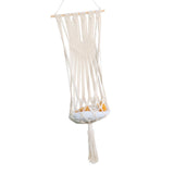 Maxbell Bohemian Handwoven Tapestry Macrame Cat Hammock Cat Nest Wall Hanging Basket