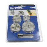 Max Maxb 5 Pieces Cutting Saw Blade Discs Wheels 22mm-44mm w/6mm Mandrel Rotary Tool