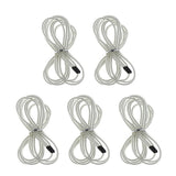 Max Replacement Jump Rope Cord Skipping Speed Rope Cable with End Caps White