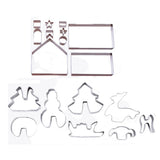 Maxbell 18 Pieces Christmas Cookie Cutters Stainless Steel Biscuit Cutters
