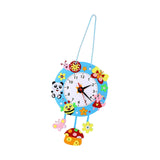 Maxbell DIY Wall Clock Handmade Material Kit Montessori Educational Toys for Baby Animal