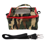 Maxbell Pet Hamster Carrier Portable Breathable Travel Bag   Camouflage L