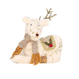 Maxbell Christmas Reindeer Stuffed Animal Creative Plush Elk for Decor Office Home StyleA