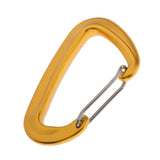 Max Maxb 12KN/5KN 7075 Aluminum Carabiner D-Ring Key Chain Clip Hooks  Gold