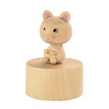 Max Rotating Animal Eight Music Box Creative Festival Gift Decor cat