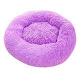 Max Pet Dog Sleeping Bed Indoor Pet Round Cozy Comfort Bed Nest  Purle-40cm