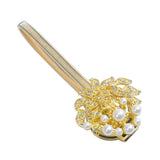 Max Magnetic Crystal Curtain Tiebacks Drapery Holder Buckle Clip Holdback Golden
