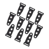 Max 10 pcs 3 Holes Tent Clip Outdoor Camping Tent Feet Clamp Accessories Black