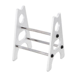 Maxbell Metal RC Car Heightening Work Stand for Axial SCX10 1/8 1/10 Climbing Car silver