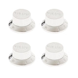 Max Maxb 4pcs Guitar Speed Control Knobs Volume Knobs for ST Guitar Silver