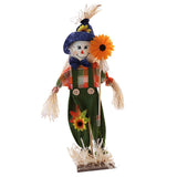 Maxbell Standing doll Portable Exquisite Cute for Desk Gift Halloween Party Blue
