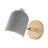 Maxbell Wall Lights Rotatable Bedside Lights Lampshade Wall Mount E27 Grey