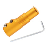 Maxbell Bike Fork Shaft Extender Bike Handlebar Height Adapter for Mountain Bike Aureate 12cmx3.5cm