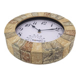 Maxbell Outdoor Hanging Clock Waterproof Temperature Display for Living Room