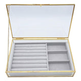 Maxbell Jewelry Box Portable Storage for Earring Decoration Travel Multifunction