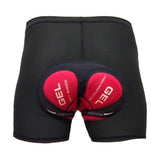 Maxbell Cycling 3D Padded Shorts Bike Cycling Underwear Tight Short Pants Red 2XL