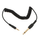 Max 3.5mm to 6.35mm Male Plug Flash PC Sync Cable Cord for FS350 FS520 RF-16NE