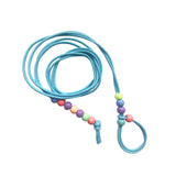 Maxbell Traction Rope Luminous Belt for Turtle Amphibians Bearded Dragon blue