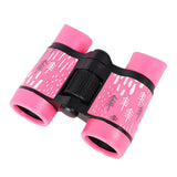 Maxbell Telescope Gift High Resolution Kids Binocular for Hiking Travel Boys Girls Pink