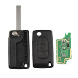 Maxbell 3 Buttons Car Keyless Entry Remote Control Replacement PCF7941 for Citroen