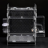 Maxbell Acrylic Parakeet Budgie Nesting House Box Breeding for Lovebirds Parrots