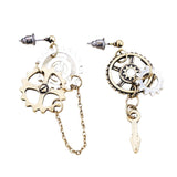 Maxbell Steampunk Earrings Asymmetric Dangle Ear Studs Charms Wedding Club Type 1