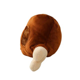 Maxbell Lovely Chicken Drumstick Plush Hat Novelty Hats Headgear Party Costume Hat