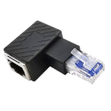 Maxbell Cat6 Ethernet Adapter 8P8C Male/Female 90 Degree for Switches Hubs Routers Right