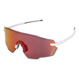 Maxbell Outdoor Cycling Glasses Sports Sunglasses Eye Protection for Fishing Hiking White and Red