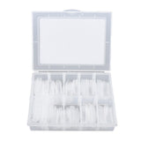 Max 120PCS Clear Nail Tips False Nail Practice Salon DIY Nail Art Tools PS200-4