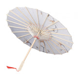 Maxbell Oiled Paper Umbrella 70cm Ancient Dance Umbrella for Costumes Parties Events Style E