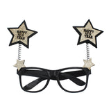 Maxbell Fashion New Year Glasses Frame Costume Accessory for Cosplay Decor