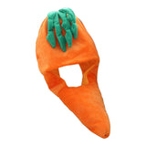 Maxbell Soft Carrot Hat Party Hats Stuffed Toy Headdress Cartoon Cosplay Headwear