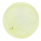 Maxbell Hamster Crystal Running Ball Gerbil Rat Clear Plastic Exercise Ball yellow
