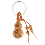 Max Bottle Gourd Mahogany Carving Car/Bag/Purse Key Ring Pendant Keychain 1