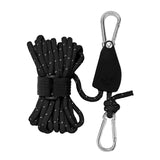 Maxbell Ratchet Pulley Rope Hanger Cord Lanyard for Gardening Camping Backpacking