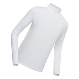 Maxbell Golf Men Ice Silk Shirt Golf Bottoming Shirts Sunscreen Tops for Golfing White XL