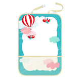 Max Maxb Car Cartoon Anti-Kick Pad Mat for Kids Multifunctional Seat Organizer White