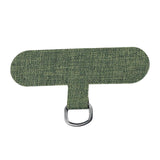 Maxbell Universal Phone Lanyard Patch with Metal Ring for Cellphone Case Green
