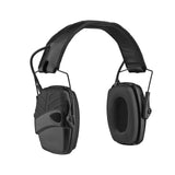 Maxbell Ear Muffs Folding Hearing Protection for Construction Mowing Team Activities Black