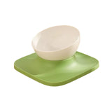Maxbell Raised Cat Food Bowl Water Drinking Bowl Pet Feeder Waterer Pet Feeding Bowl Green 1 Bowl