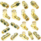 Maxbell 18 Pieces SMA Connector Male Female Plug Antenna Converter Adapter Coax Set